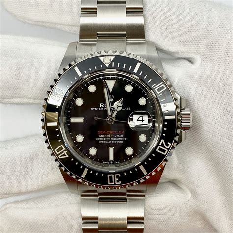 rolex sea-dweller single red preis|rolex sea dweller new price.